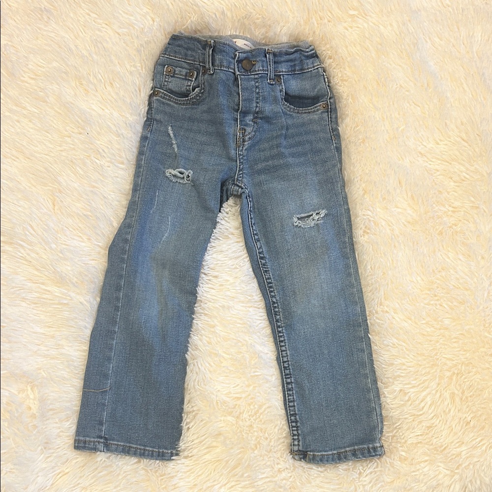 Levi’s Distressed Denim Jeans(Toddler Boy)